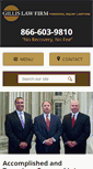 Mobile Screenshot of gillislawfirm.com
